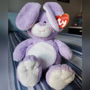 Ty Pluffies Purple Bunny "Twitches"